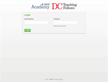 Tablet Screenshot of dc.teachertrack2.org